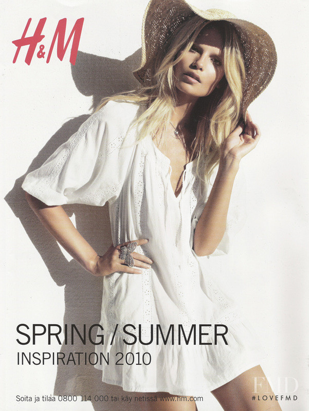 Natasha Poly featured in  the H&M The Garden Collection  catalogue for Spring/Summer 2010