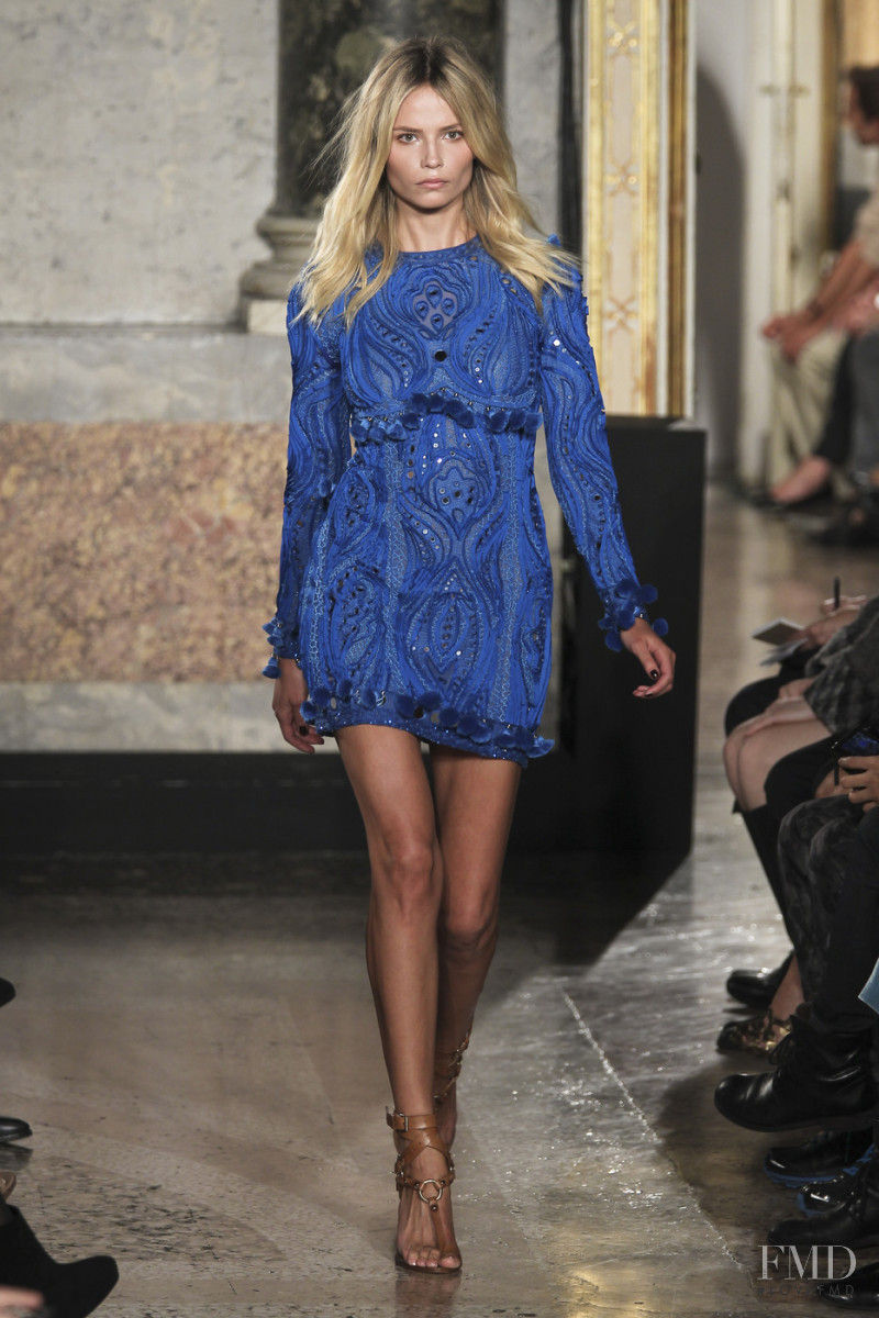 Natasha Poly featured in  the Pucci fashion show for Spring/Summer 2011