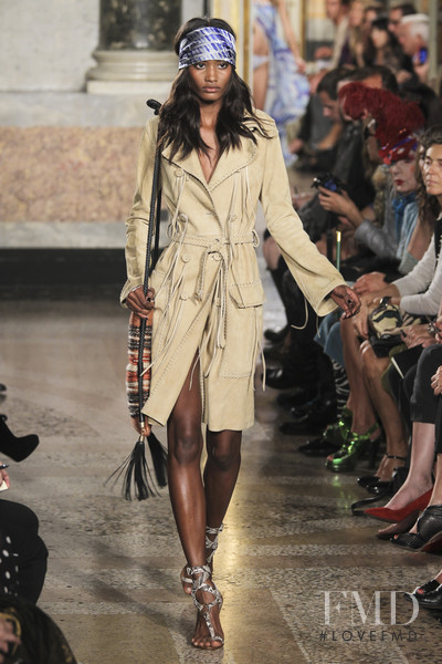 Melodie Monrose featured in  the Pucci fashion show for Spring/Summer 2011