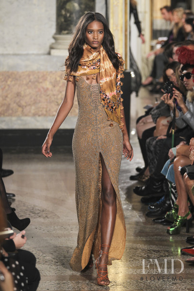 Melodie Monrose featured in  the Pucci fashion show for Spring/Summer 2011