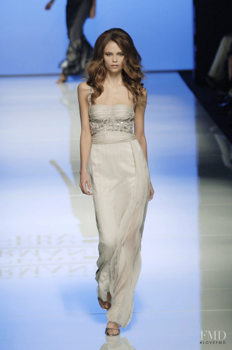 Natasha Poly featured in  the Ermanno Scervino fashion show for Autumn/Winter 2006