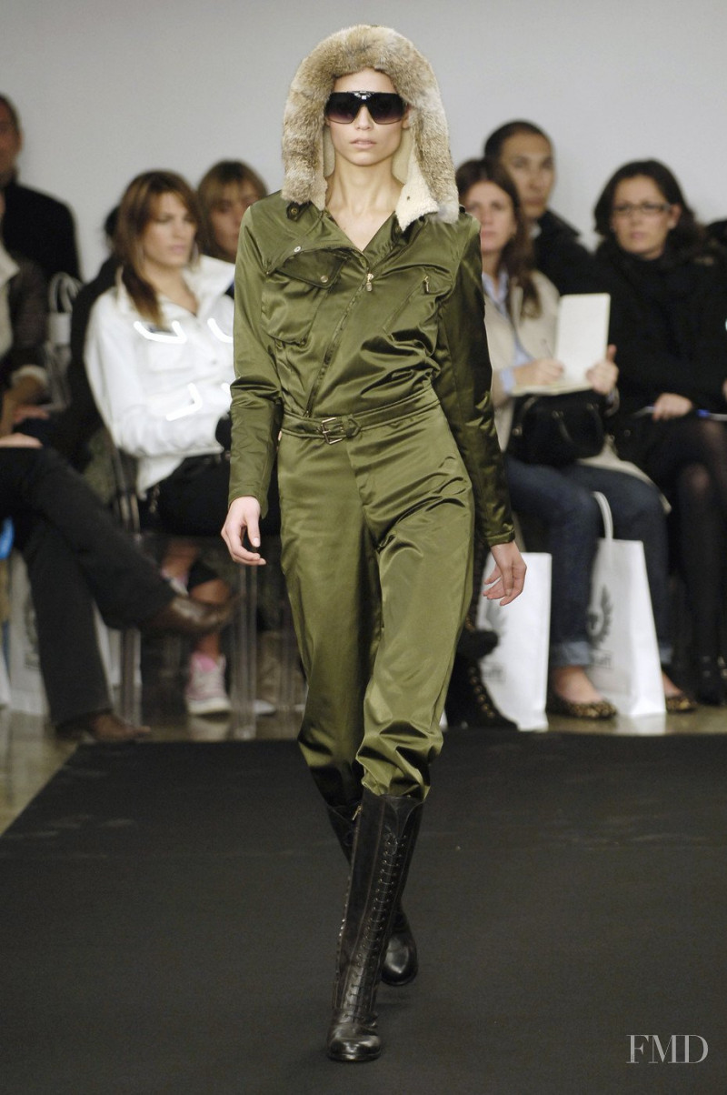 Natasha Poly featured in  the Belstaff fashion show for Autumn/Winter 2006