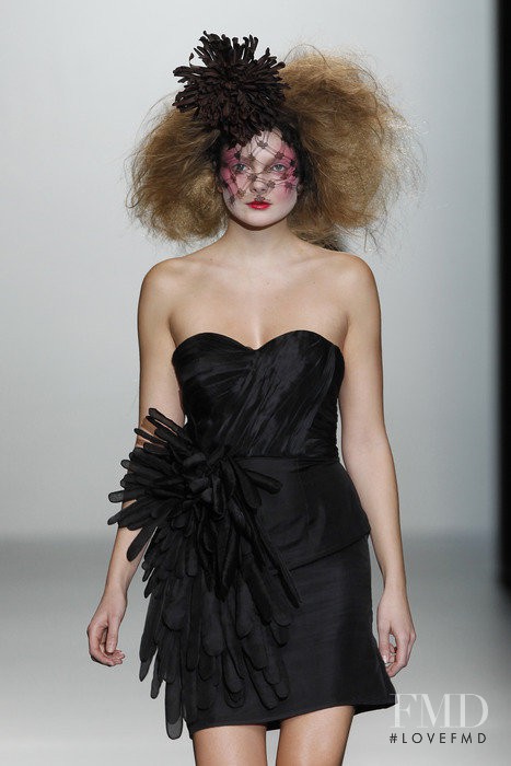 Eniko Mihalik featured in  the Elisa Palomino fashion show for Autumn/Winter 2011
