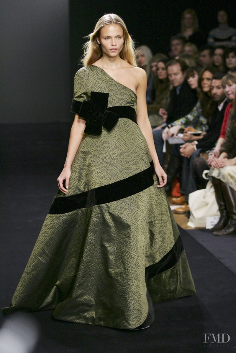 Natasha Poly featured in  the Giles fashion show for Autumn/Winter 2005