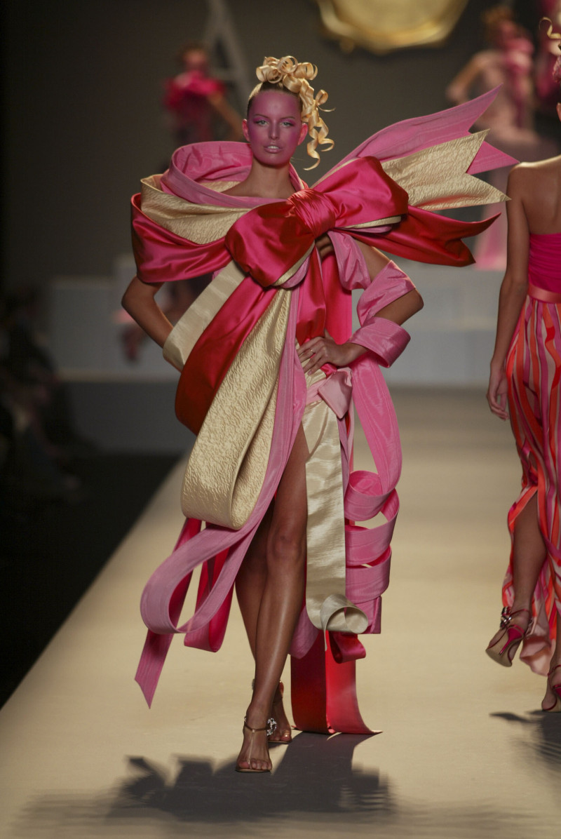 Karolina Kurkova featured in  the Viktor & Rolf fashion show for Spring/Summer 2005