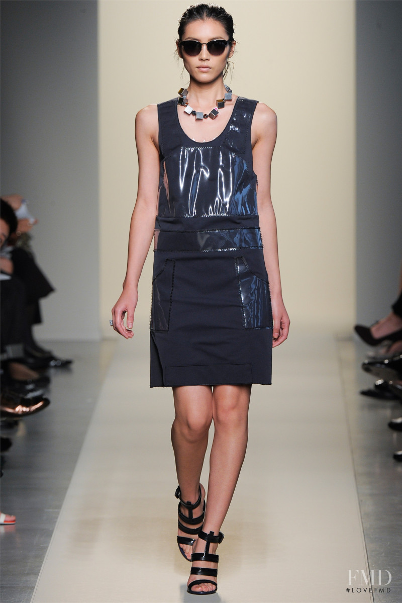 Liu Wen featured in  the Bottega Veneta fashion show for Spring/Summer 2012
