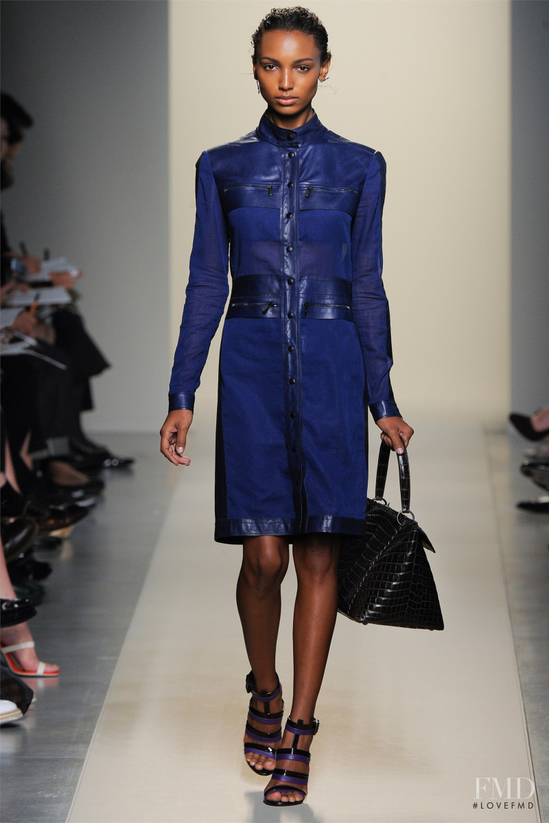 Jasmine Tookes featured in  the Bottega Veneta fashion show for Spring/Summer 2012