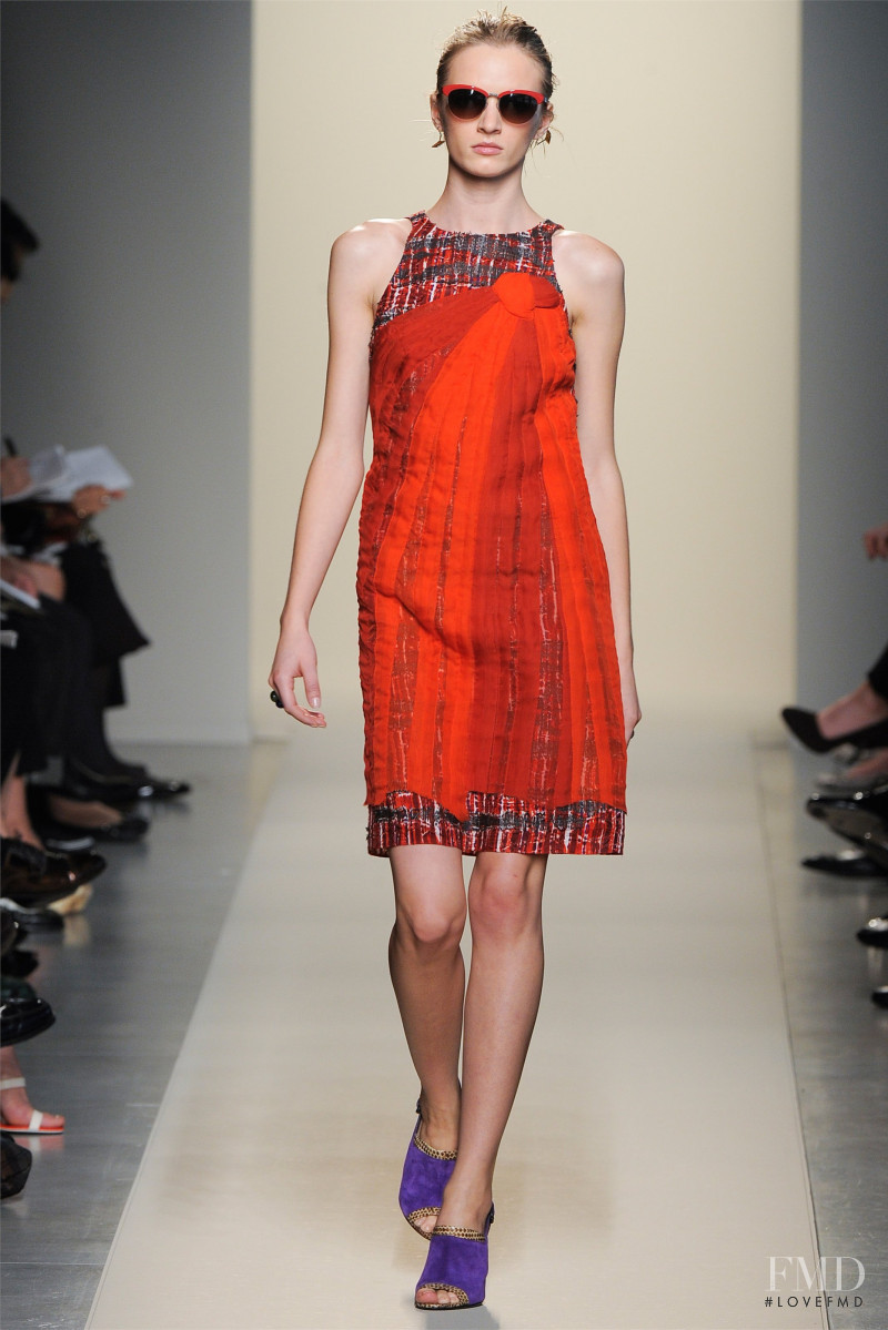 Daria Strokous featured in  the Bottega Veneta fashion show for Spring/Summer 2012