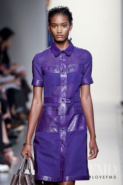 Melodie Monrose featured in  the Bottega Veneta fashion show for Spring/Summer 2012