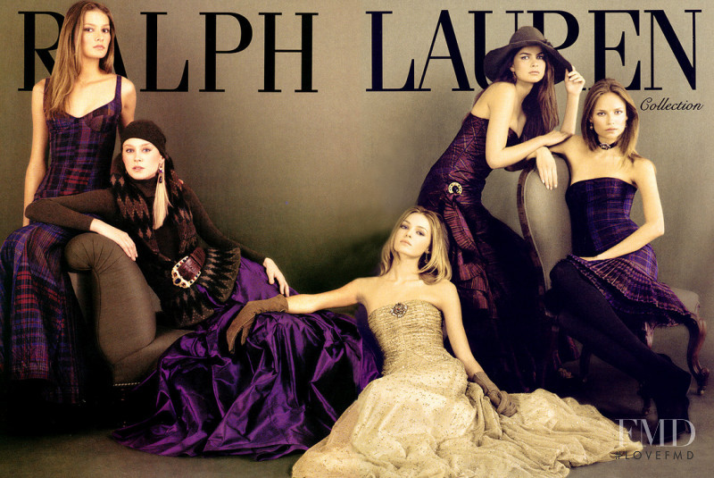 Natasha Poly featured in  the Ralph Lauren Collection advertisement for Autumn/Winter 2006
