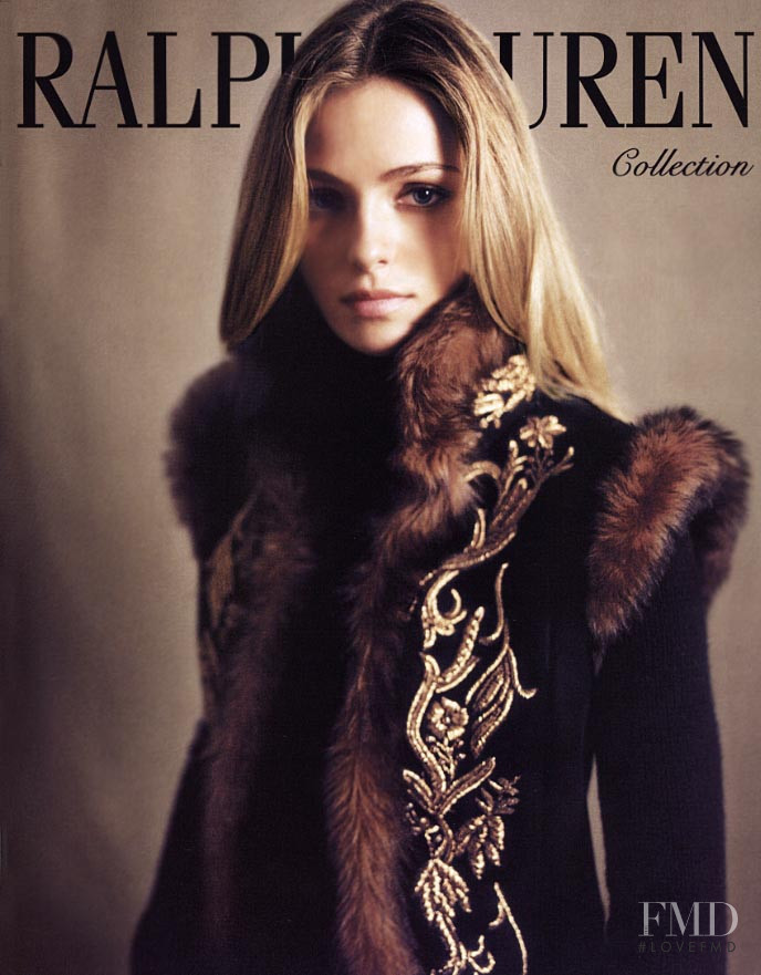 Valentina Zelyaeva featured in  the Ralph Lauren Collection advertisement for Autumn/Winter 2006