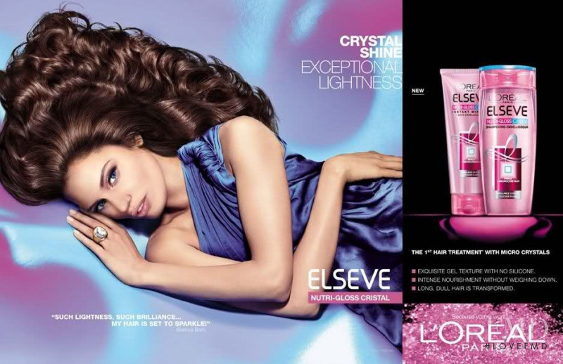 Bianca Balti featured in  the L\'Oreal Paris Elseve advertisement for Spring/Summer 2012