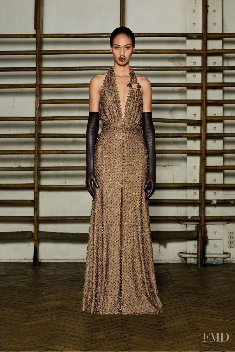 Joan Smalls featured in  the Givenchy Haute Couture fashion show for Spring/Summer 2012