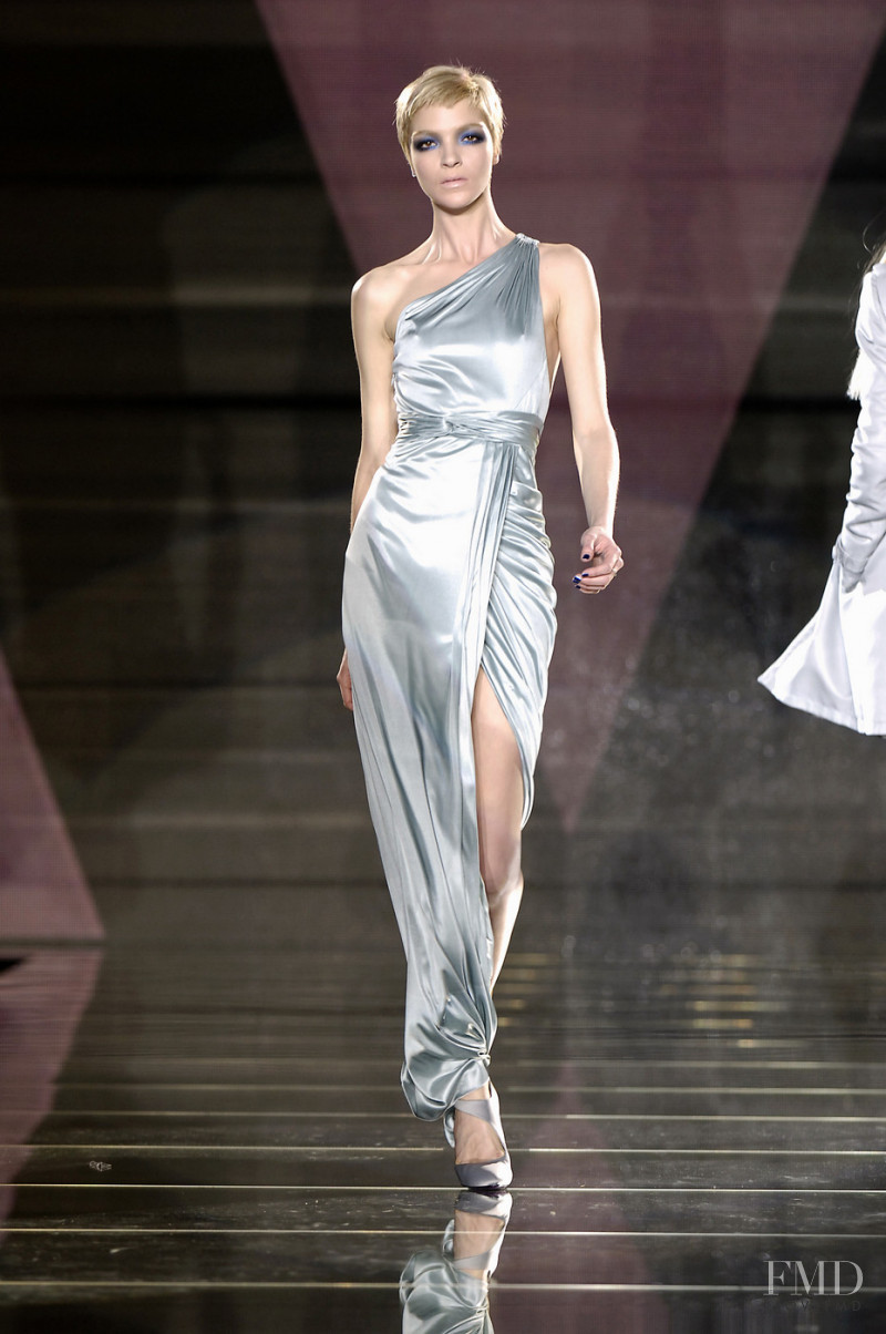 Mariacarla Boscono featured in  the Versace fashion show for Autumn/Winter 2006