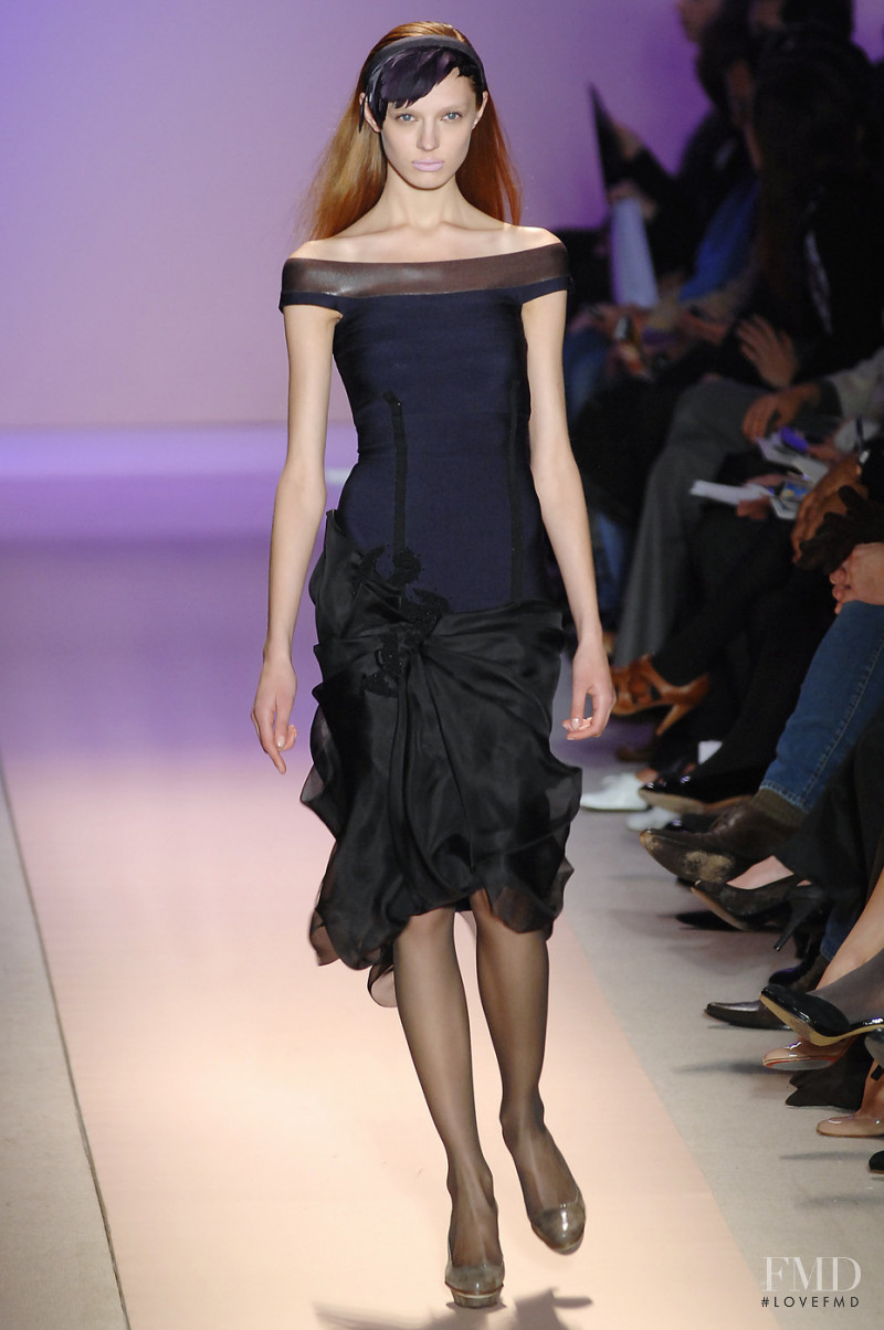 Olga Sherer featured in  the Herve Leger fashion show for Autumn/Winter 2008