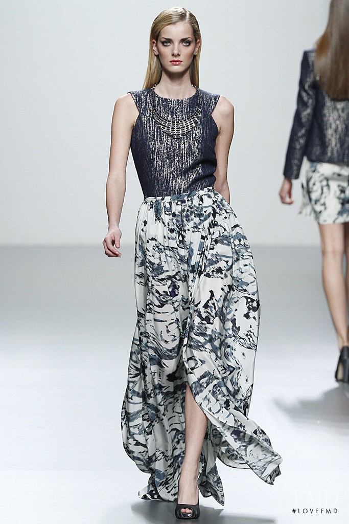 Denisa Dvorakova featured in  the Javier Larrainzar fashion show for Autumn/Winter 2011