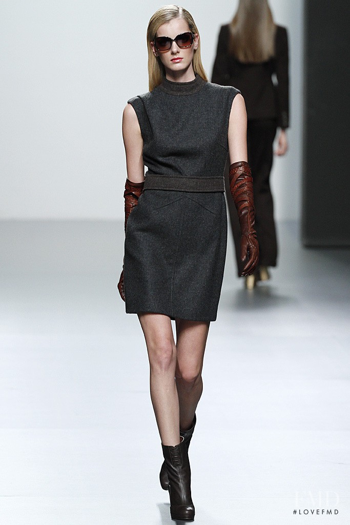 Denisa Dvorakova featured in  the Javier Larrainzar fashion show for Autumn/Winter 2011