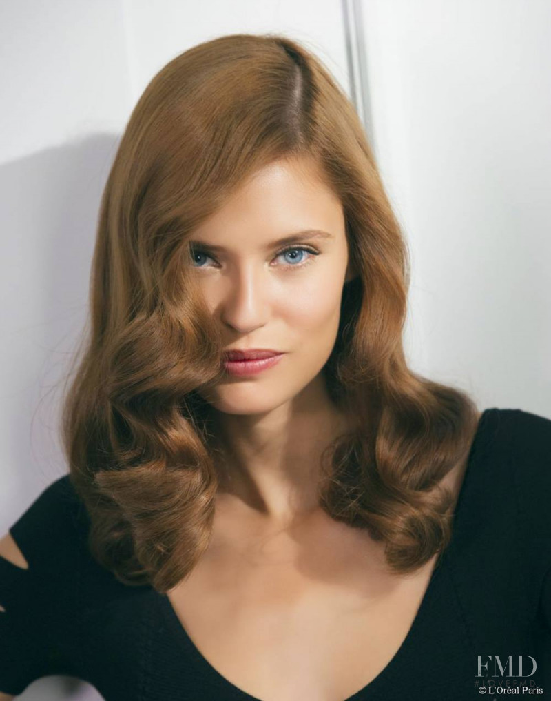 Bianca Balti featured in  the L\'Oreal Paris Excellence Blonde Legend advertisement for Autumn/Winter 2014