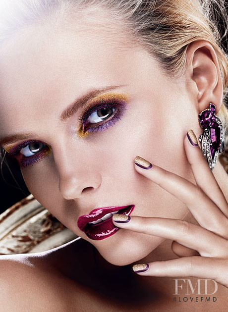 Natasha Poly featured in  the L\'Oreal Paris advertisement for Spring/Summer 2014