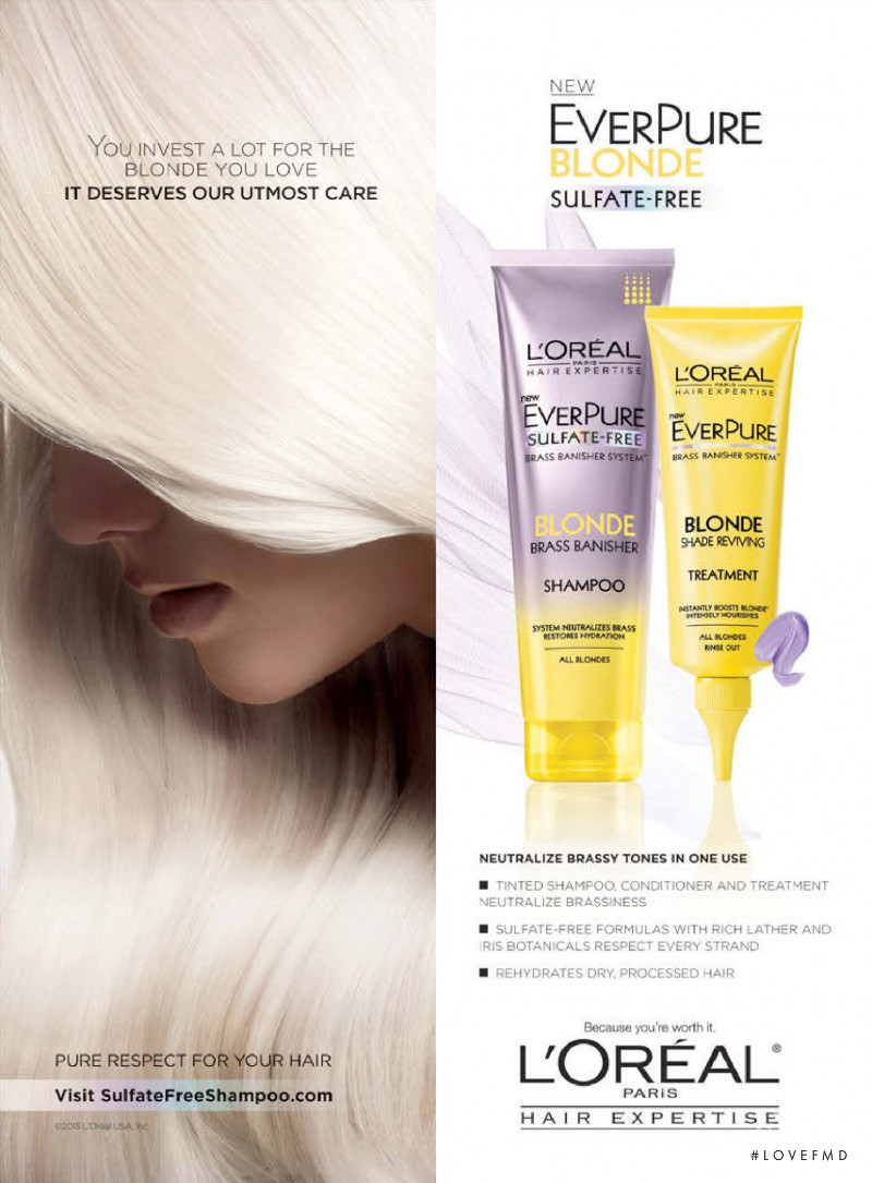 L\'Oreal Paris Elvital advertisement for Spring/Summer 2015