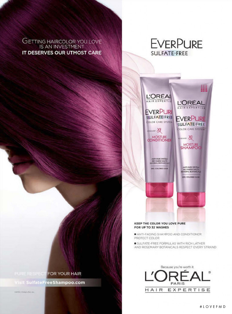 L\'Oreal Paris Elvital advertisement for Spring/Summer 2015