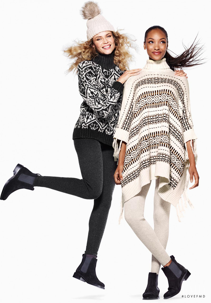 Jourdan Dunn featured in  the H&M advertisement for Holiday 2015