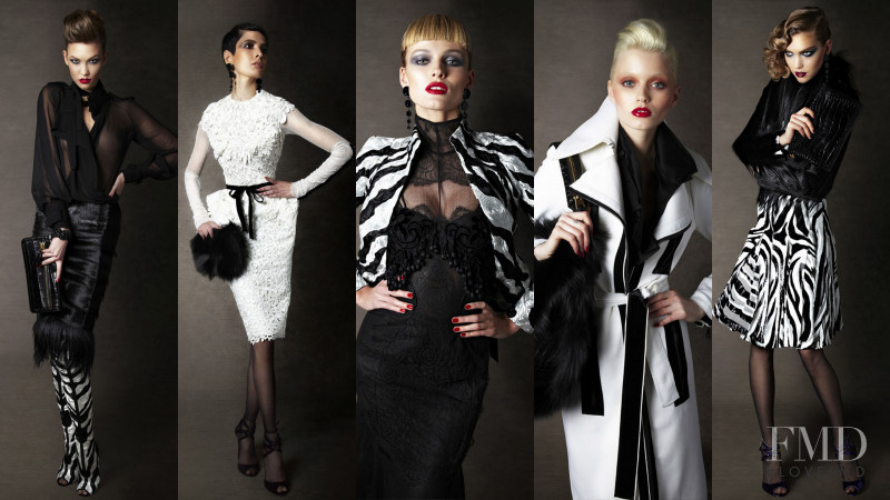Karlie Kloss featured in  the Tom Ford lookbook for Autumn/Winter 2011