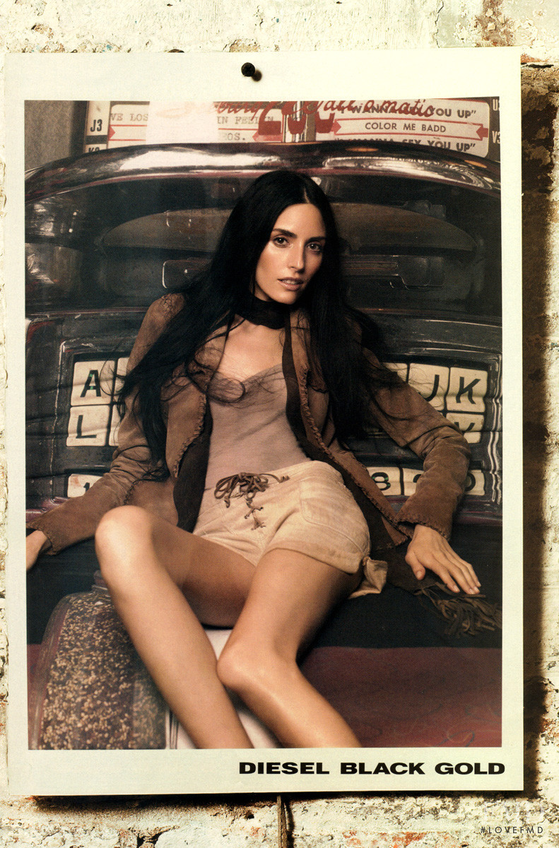 Danielle Zinaich featured in  the Diesel Black Gold advertisement for Spring/Summer 2011