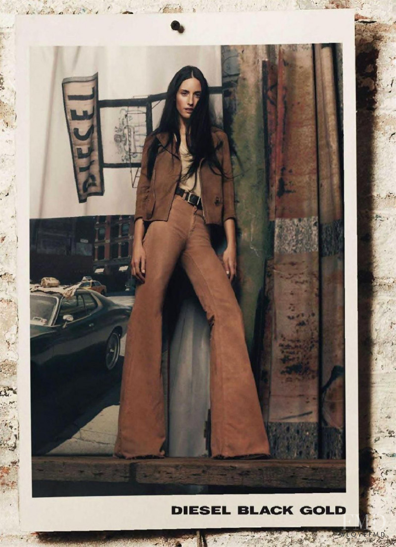 Danielle Zinaich featured in  the Diesel Black Gold advertisement for Spring/Summer 2011