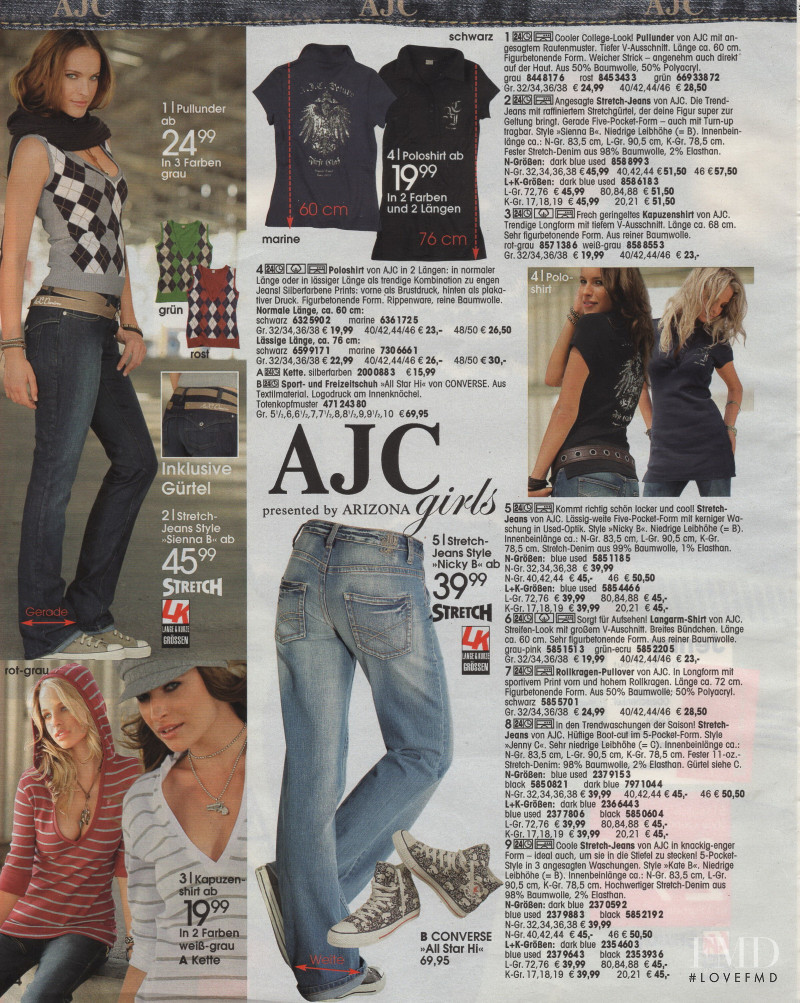 Ljupka Gojic featured in  the Otto catalogue for Autumn/Winter 2007