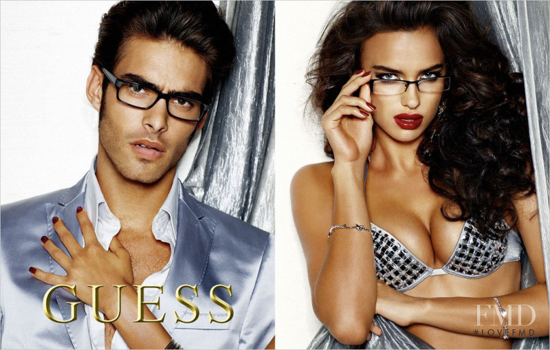 Irina Shayk featured in  the Guess Accessories advertisement for Spring/Summer 2009