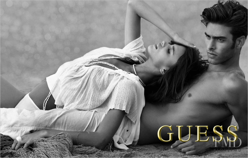 Irina Shayk featured in  the Guess advertisement for Spring/Summer 2008