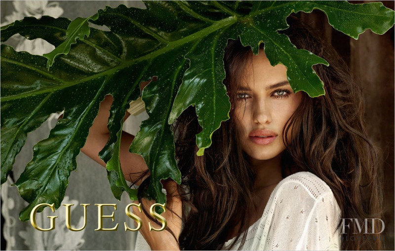 Irina Shayk featured in  the Guess advertisement for Spring/Summer 2008