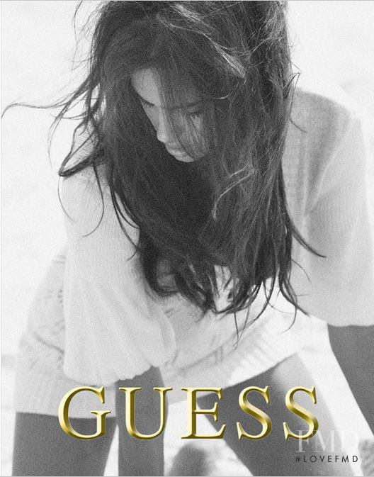 Irina Shayk featured in  the Guess advertisement for Spring/Summer 2008