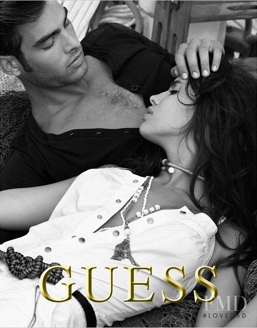 Irina Shayk featured in  the Guess advertisement for Spring/Summer 2008