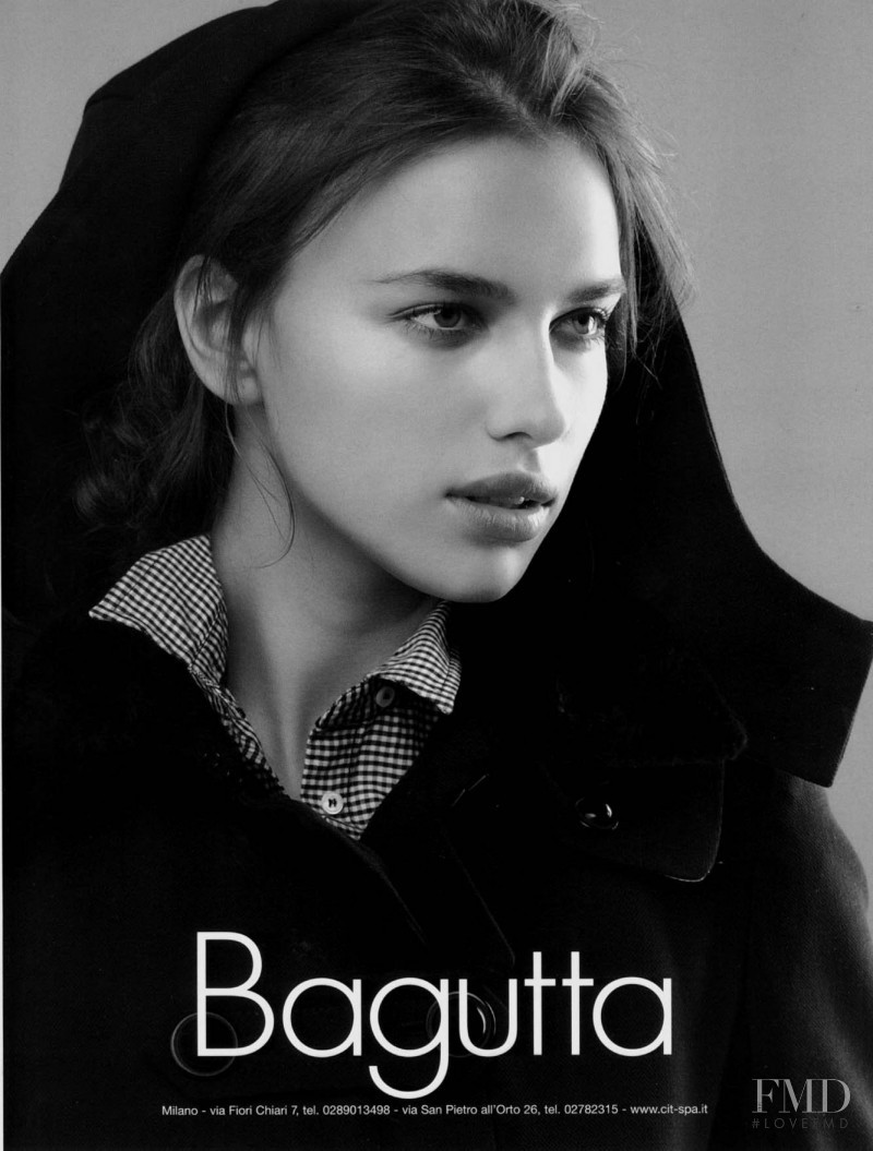 Irina Shayk featured in  the Bagutta advertisement for Spring/Summer 2008