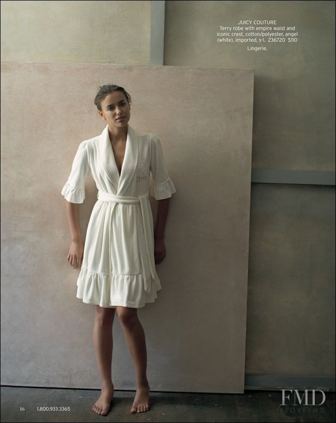 Irina Shayk featured in  the Nordstrom lookbook for Spring/Summer 2008