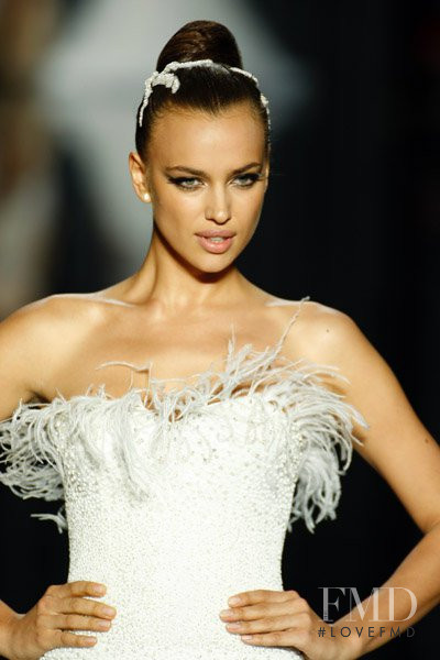 Irina Shayk featured in  the Pronovias fashion show for Spring/Summer 2011