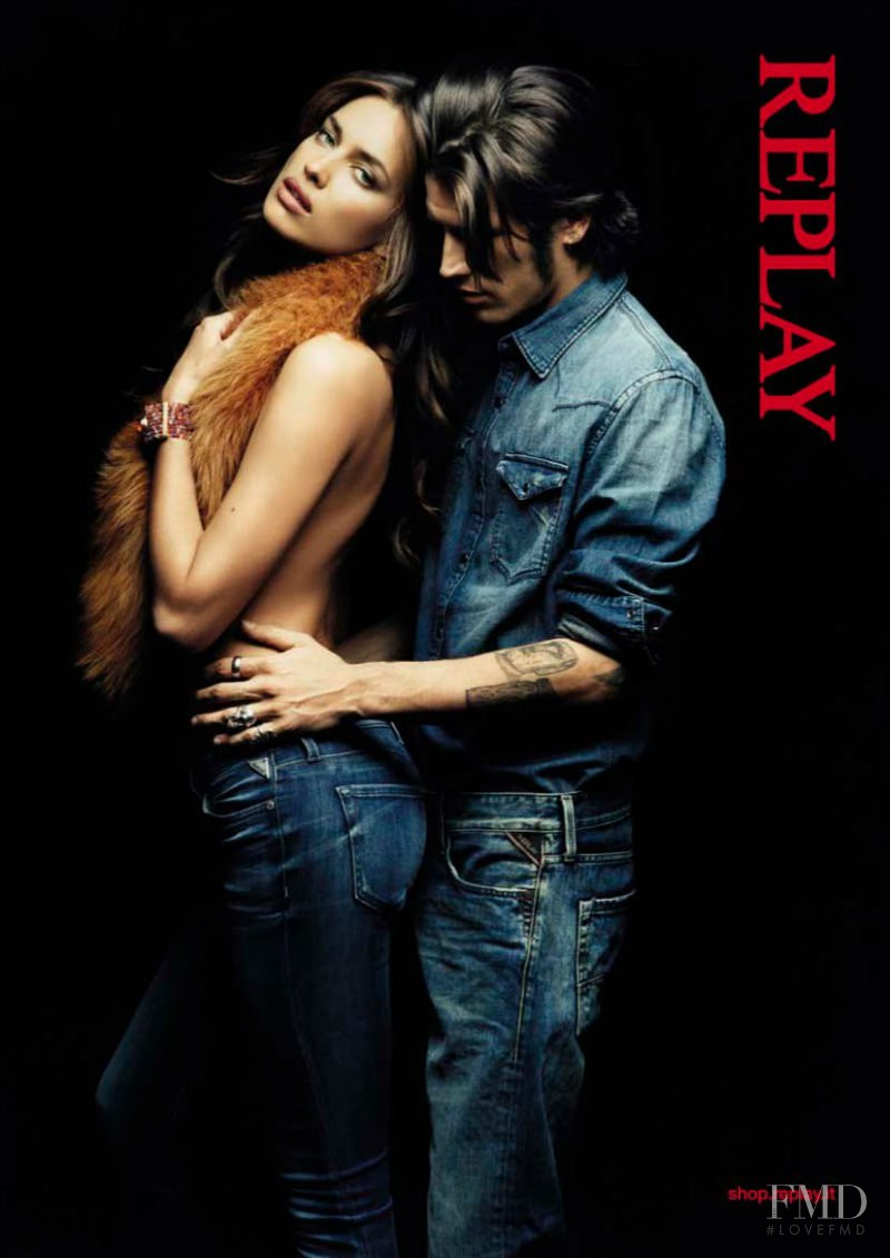 Irina Shayk featured in  the Replay Jeans advertisement for Autumn/Winter 2011