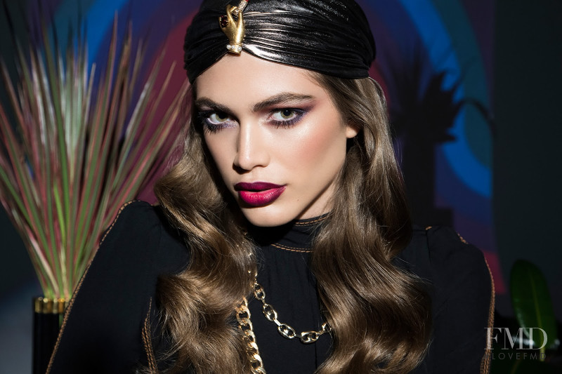 Valentina Sampaio featured in  the Marc Jacobs Beauty advertisement for Holiday 2017