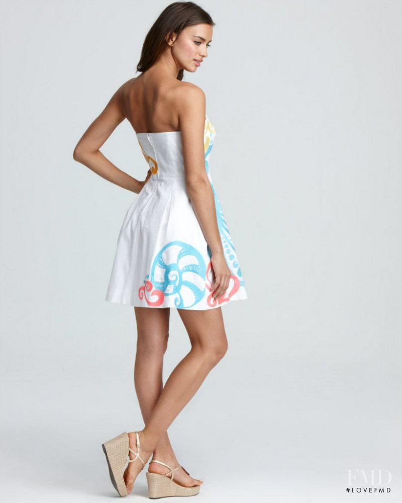 Irina Shayk featured in  the Bloomingdales catalogue for Summer 2012