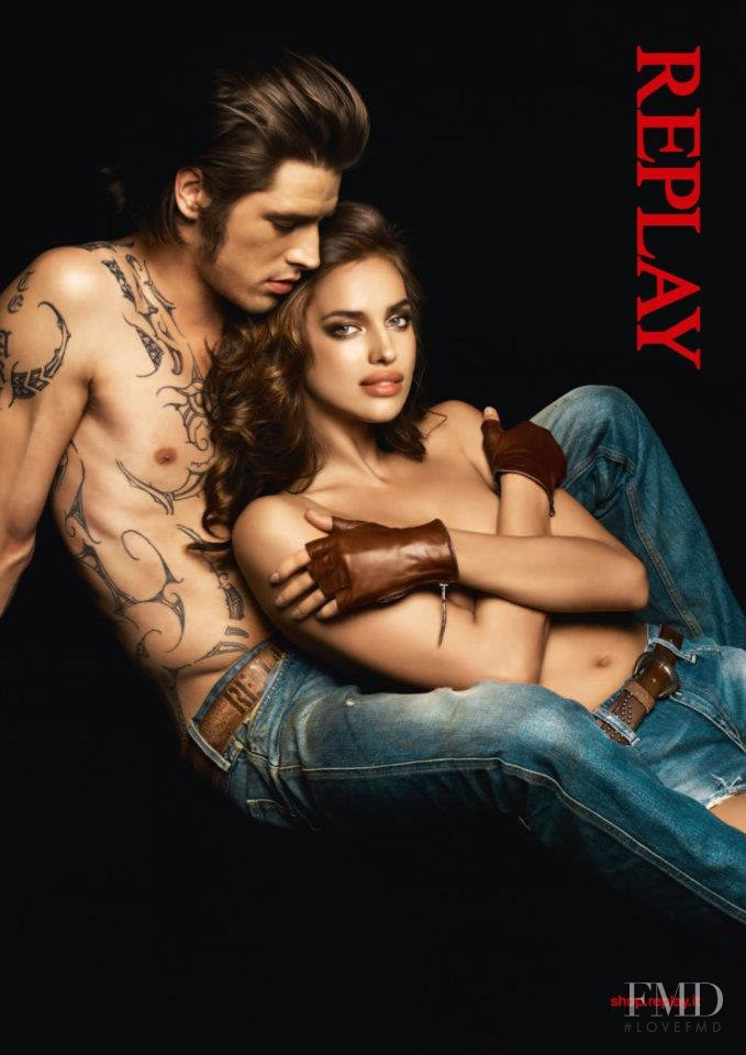 Irina Shayk featured in  the Replay advertisement for Spring/Summer 2012