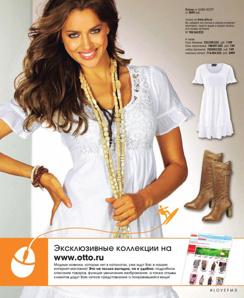 Irina Shayk featured in  the Otto catalogue for Spring/Summer 2012