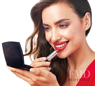 Irina Shayk featured in  the AVON advertisement for Autumn/Winter 2013