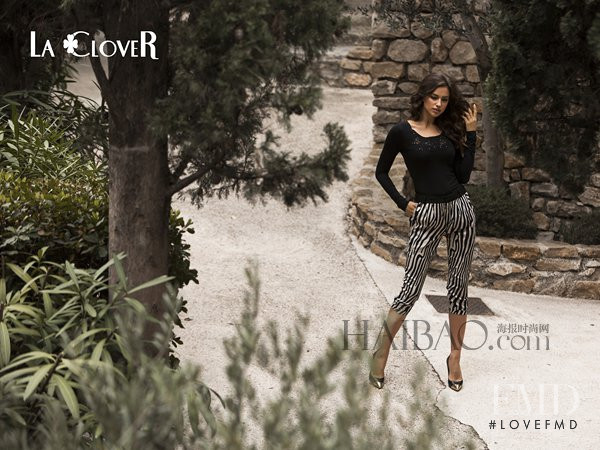 Irina Shayk featured in  the La Clover advertisement for Autumn/Winter 2013