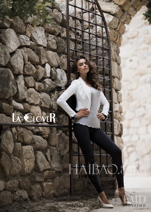 Irina Shayk featured in  the La Clover advertisement for Autumn/Winter 2013