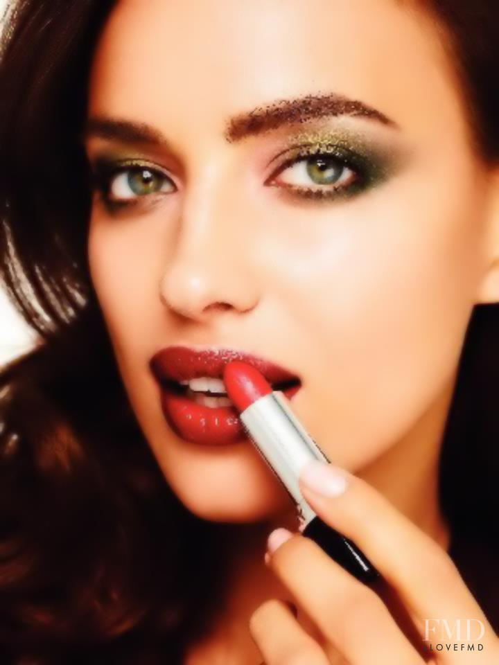 Irina Shayk featured in  the AVON advertisement for Spring/Summer 2013