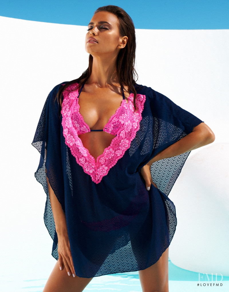Irina Shayk featured in  the Beach Bunny Swimwear advertisement for Spring/Summer 2013
