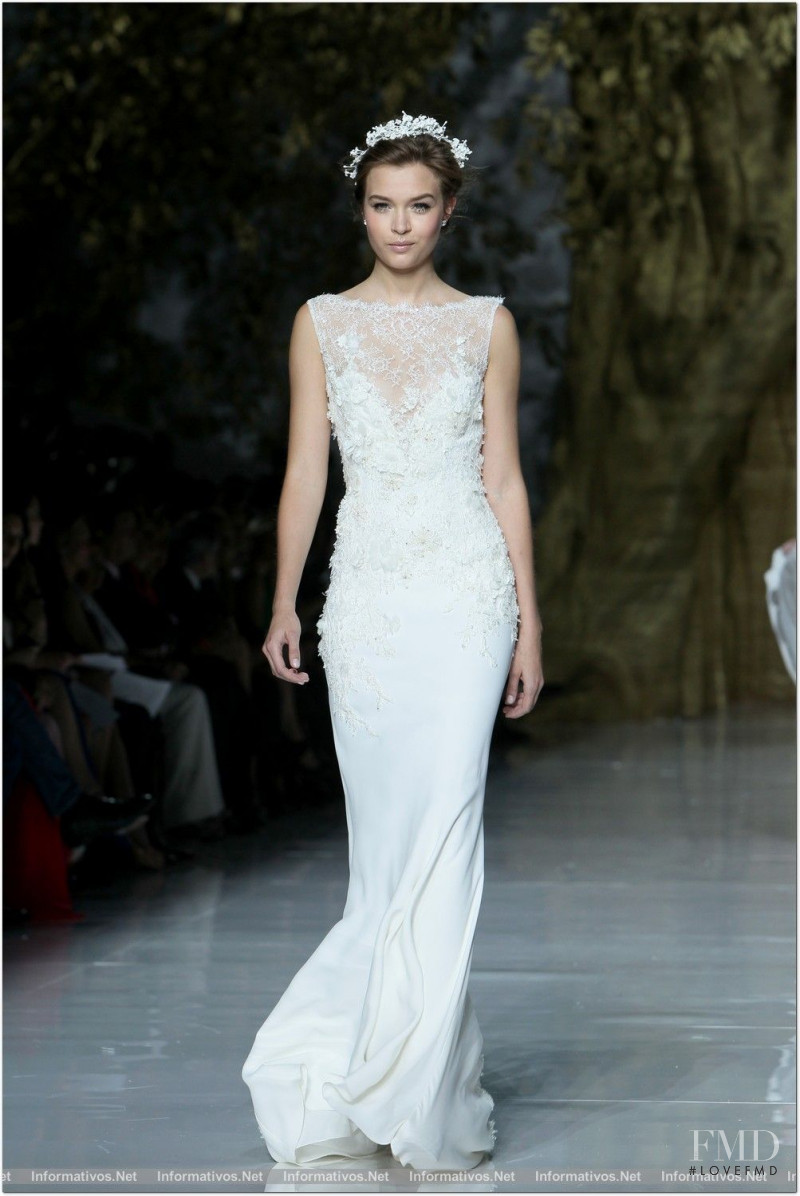 Josephine Skriver featured in  the Pronovias First Love fashion show for Autumn/Winter 2014