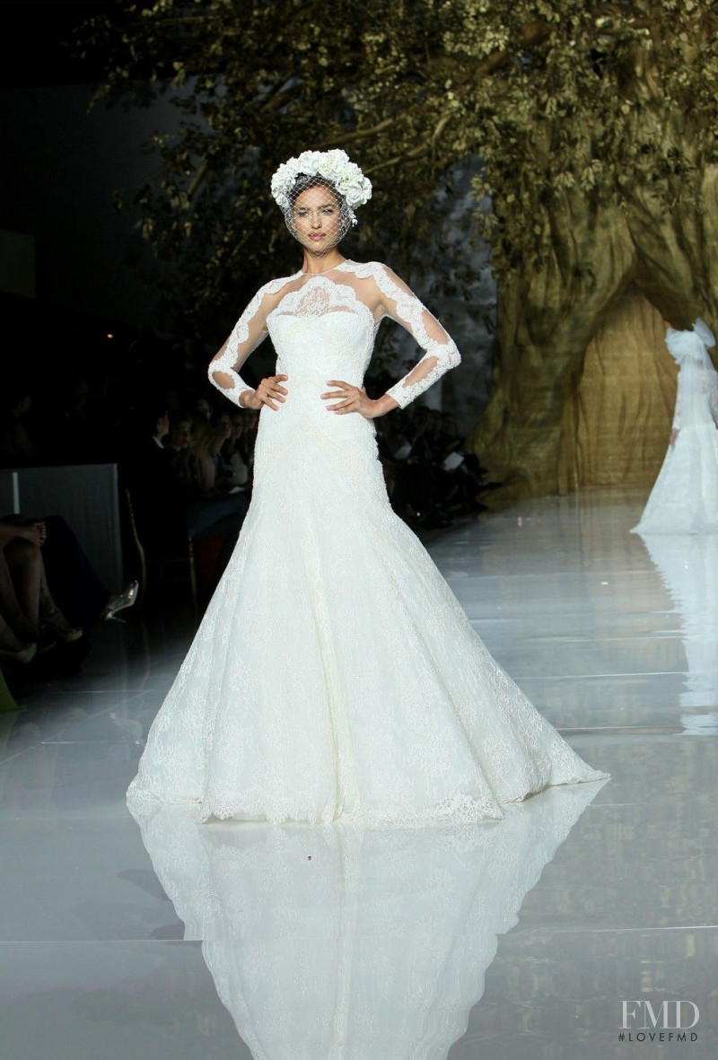 Irina Shayk featured in  the Pronovias First Love fashion show for Autumn/Winter 2014